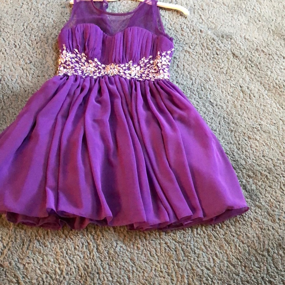 Purple Homecoming dress